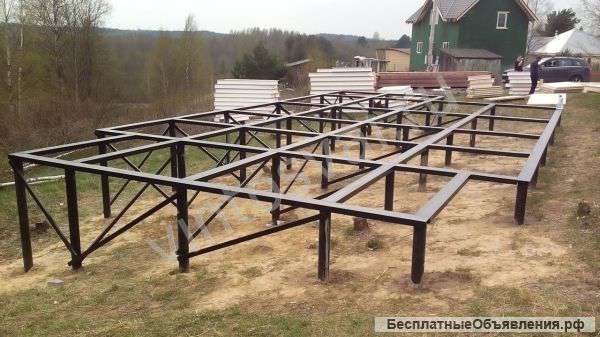 Фундаменты на винтовых сваях