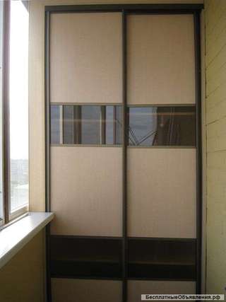 Встроенная мебель для балкона