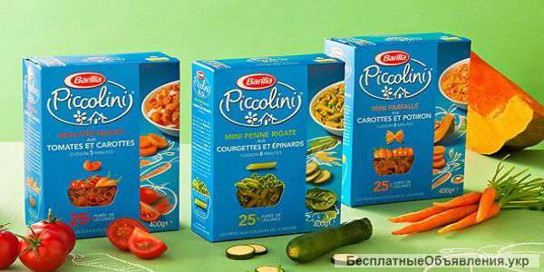 Макароны детские с овощами