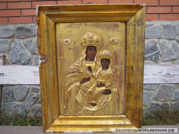 Старинная икона Озерянской Божьей Матери