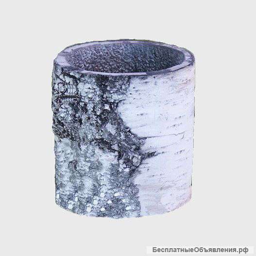 Горшок-цветочница вертикальный Береза