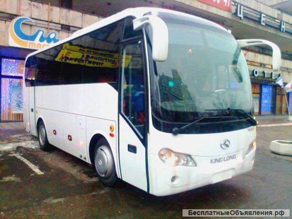 Новые автобусы King Long XMQ 6800 (турист 33 места)