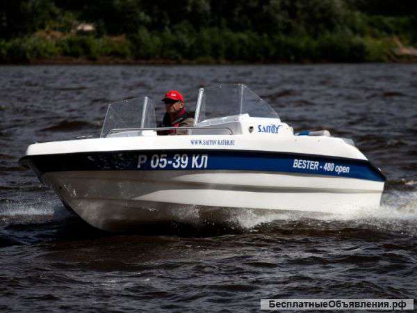 Стеклопластиковая лодка Bester 480 open