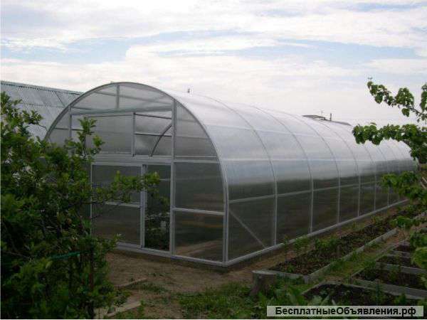 Изготовление теплиц из поликарбоната