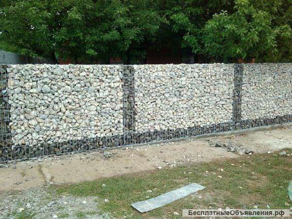 Забор из КАМНЯ