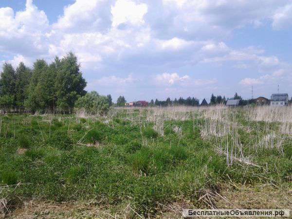 Участок 12 соток Дмитровский р-н, д.Ступино