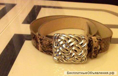 Стильный ремень - под кожу змеи