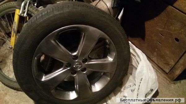 Шины на литых дисках