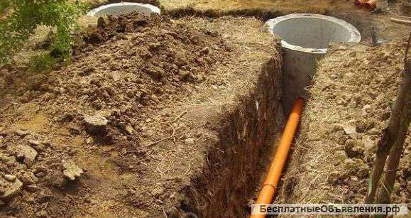 Копка траншей,септиков