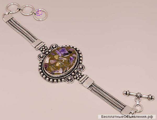 Океаническая яшма с чароитом