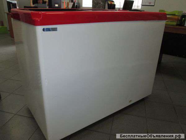 Ларь морозильный лвн 400 П (сf 400 F) (красный)