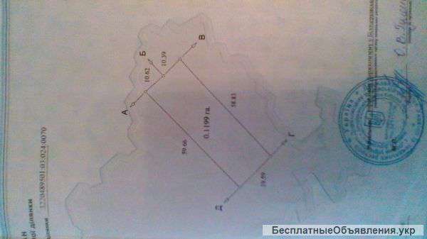 Участок по застройку