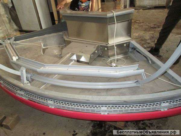 Витрина холод. угол внеш. 90град. впс-2-0.345-1.58