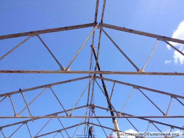 Фермы двускатные 18м