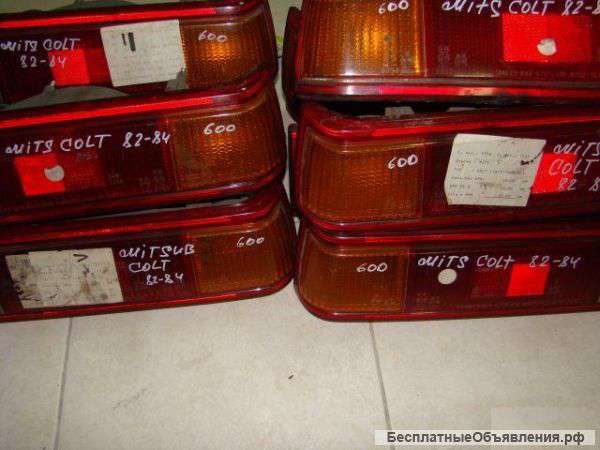 Mitsubishi Colt 1982-1984 г.в. Фонари задние