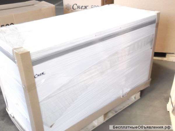 Ларь морозильный "снеж" млк 500 (белый)