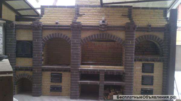 Камины, барбекю