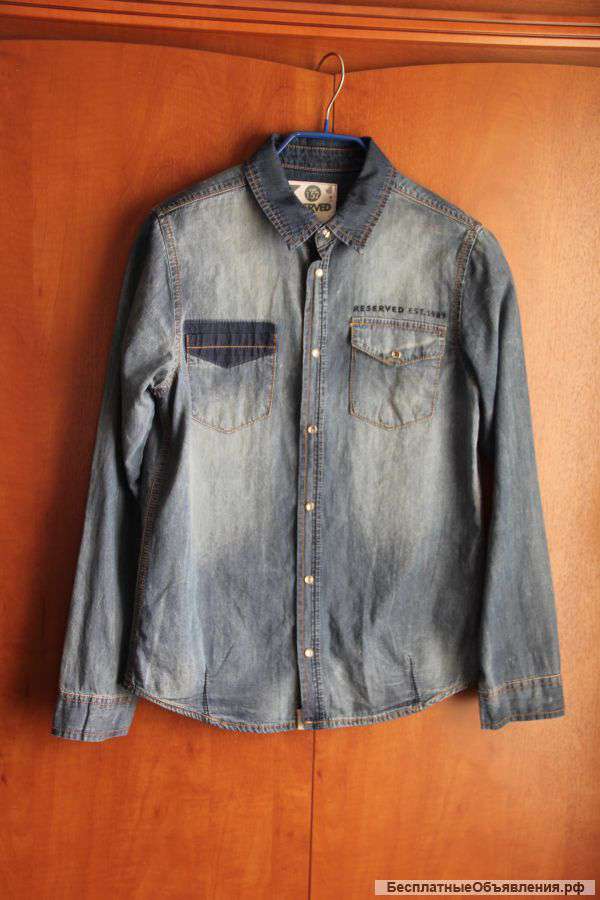 Рубашка джинсовая Reserved, р. 152, 11 - 12 лет