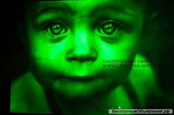 Рисунки светом в Белгороде