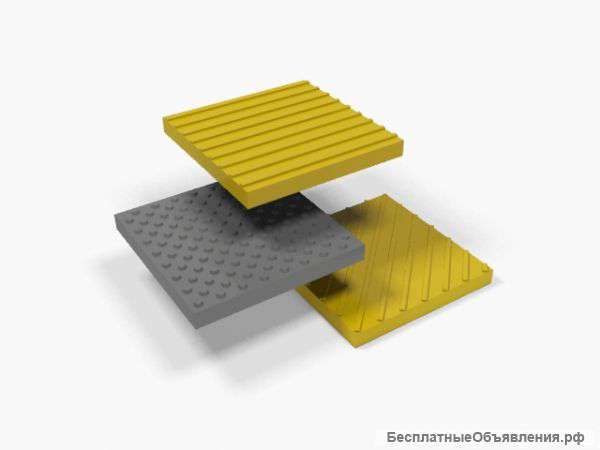 Тактильная плитка 30*30*6см
