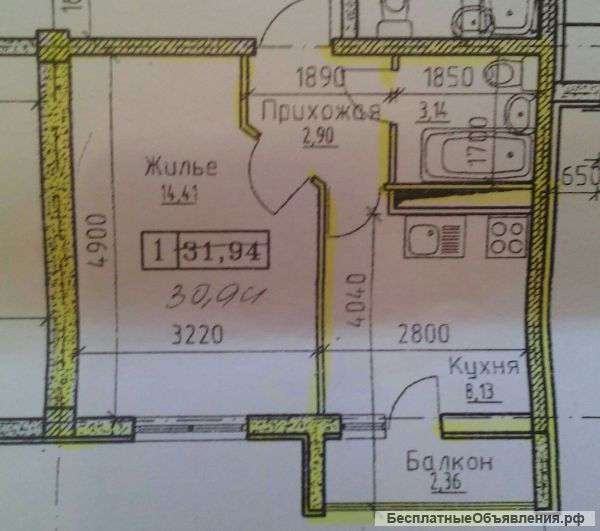 1-к квартира