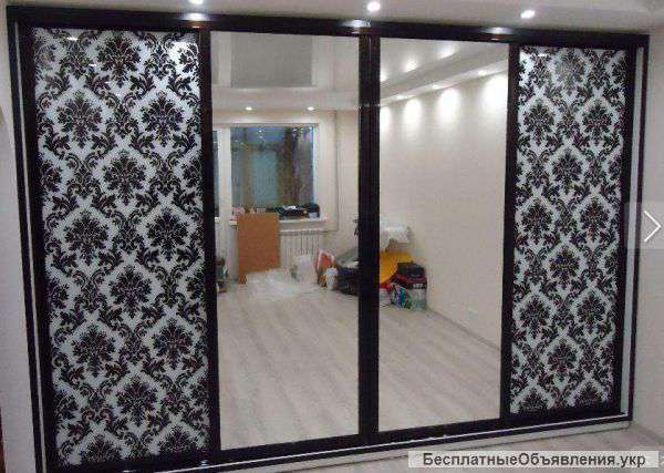 Шкафы-купе изготовление доставка установка