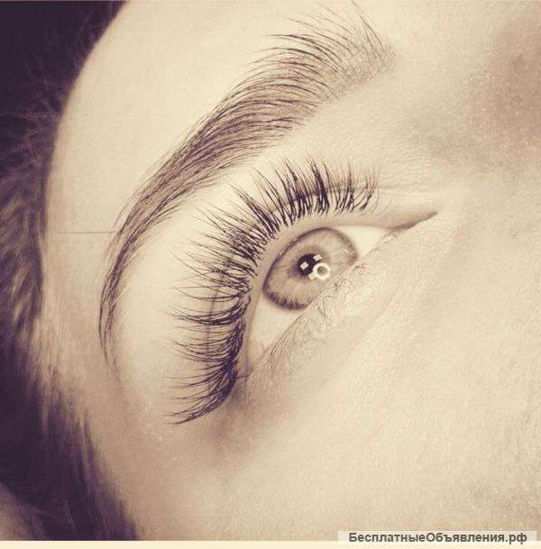 Наращивание ресниц (пореснично)