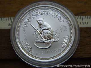 Австралия. 2004 Год обезьяны. Серебро