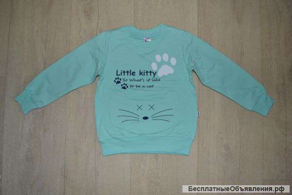 Джемпер для девочек "Little Kittу"