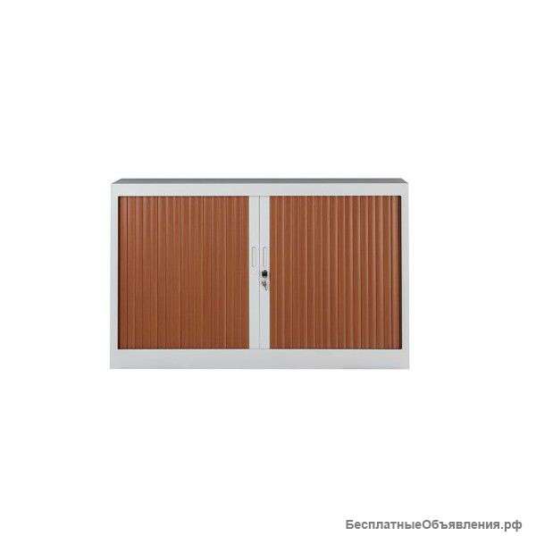 Шкаф-купе металлический 750х1200х450, дверца цвет дерева