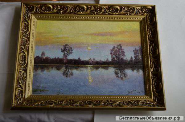 Картина пейзаж. Холст, масло.