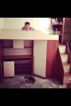 Кровать-чердак с рабочим местом