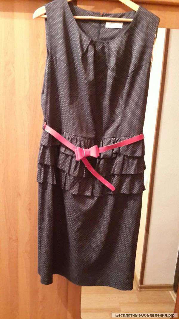 Платье синее