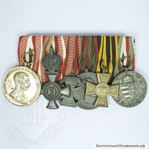 Бант из шести наград, Австро-Венгрия (д319)