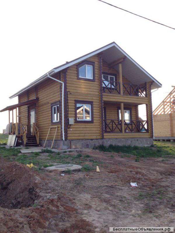 Дом из оцилиндрованного бревна