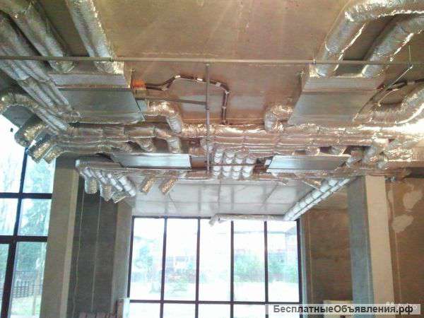 Установка канальных кондиционеров