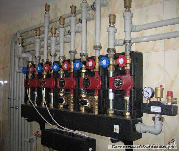 Монтаж отопления,водоснабжения,канализации