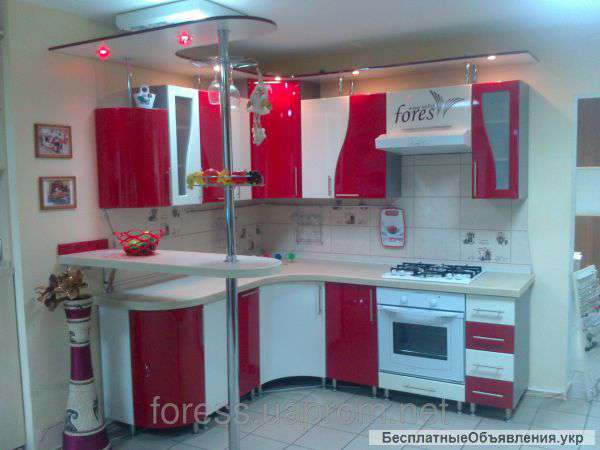 Кухня мдф крашенный