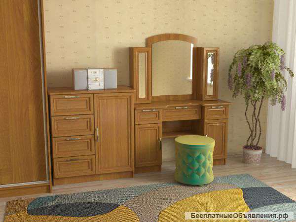 Стол туалетный с зеркалом "КМ-18" (новый)