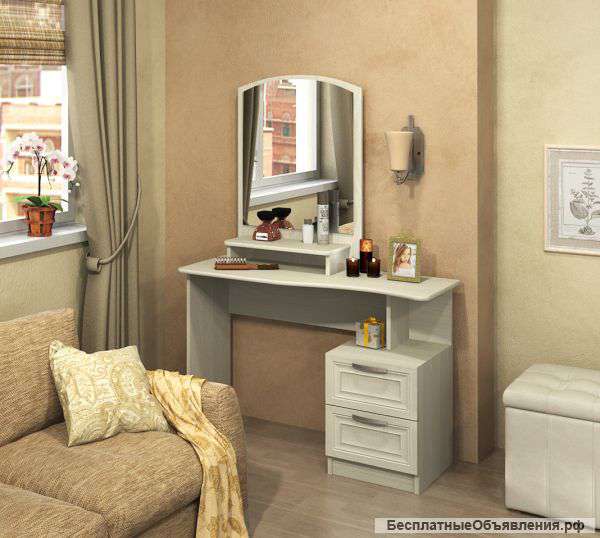 Стол туалетный с зеркалом "КМ-16" (новый)