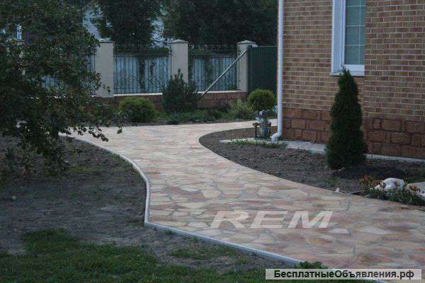 Укладка природного камня