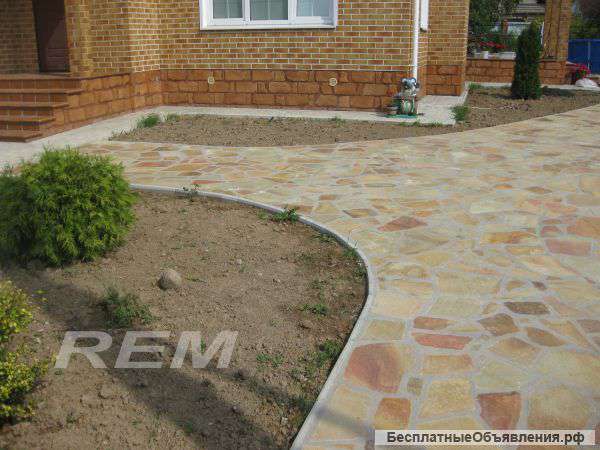 Укладка природного камня