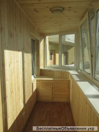 Обшивка балконов под ключ