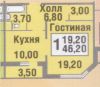 1-комнатная квартира г. Видное