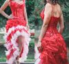 Шикарное красное платье для выпускного/праздника