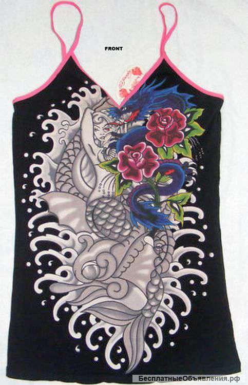 Майка топ Ed Hardy новая разм. S/M