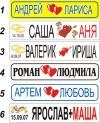 Изготовление свадебных НОМЕРОВ
