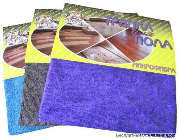 Салфетки из микрофибры для уборки от производителя