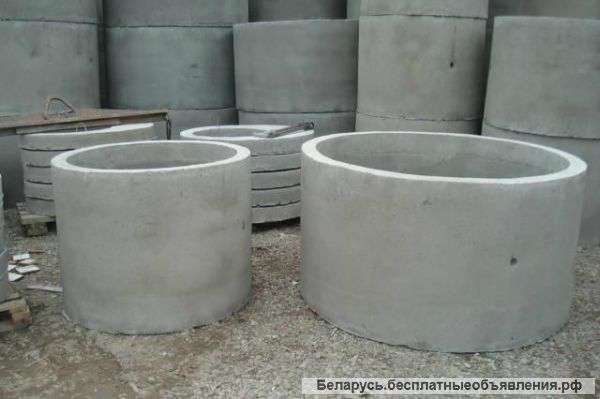 Бетонные кольца для колодцев и канализаций в Молодечно. Доставка