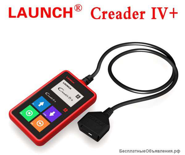 Диагностический сканер Launch CReader IV+ (OBD II)